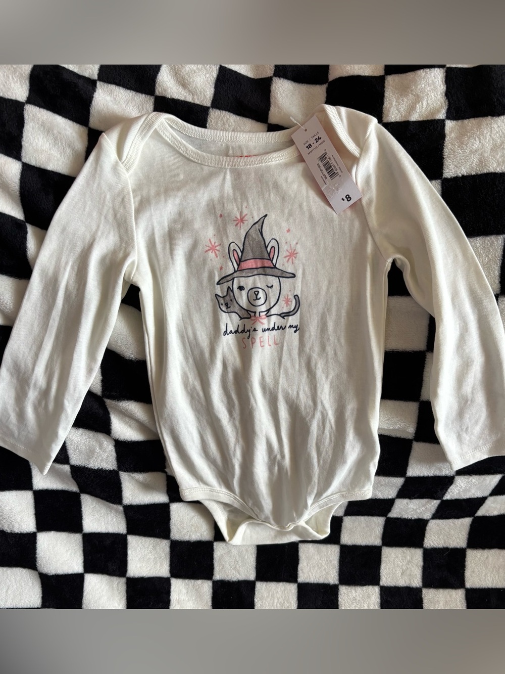 NWT Halloween 18/24 month diaper shirt